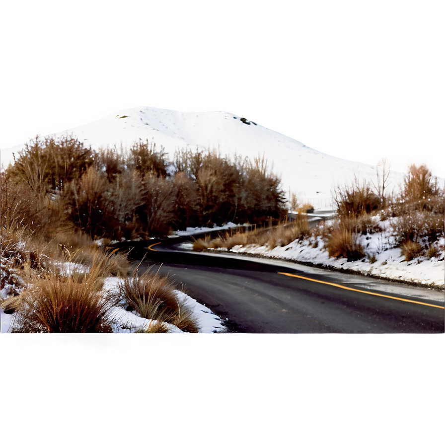 Snowy Road Png Lhb PNG Image