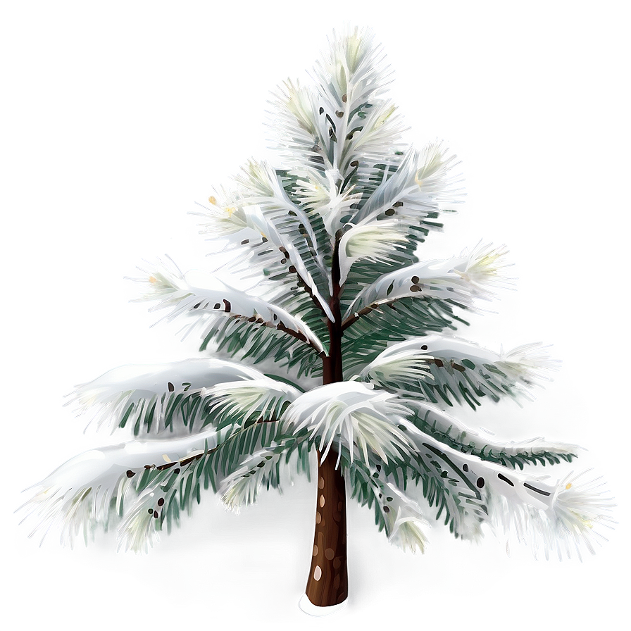 Snowy Spruce Tree Png Fgi PNG Image