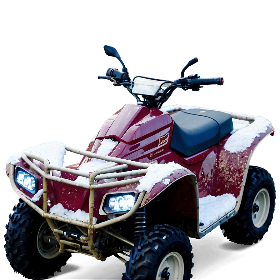 Snowy Terrain Quad Bike Png Fqt39 PNG Image