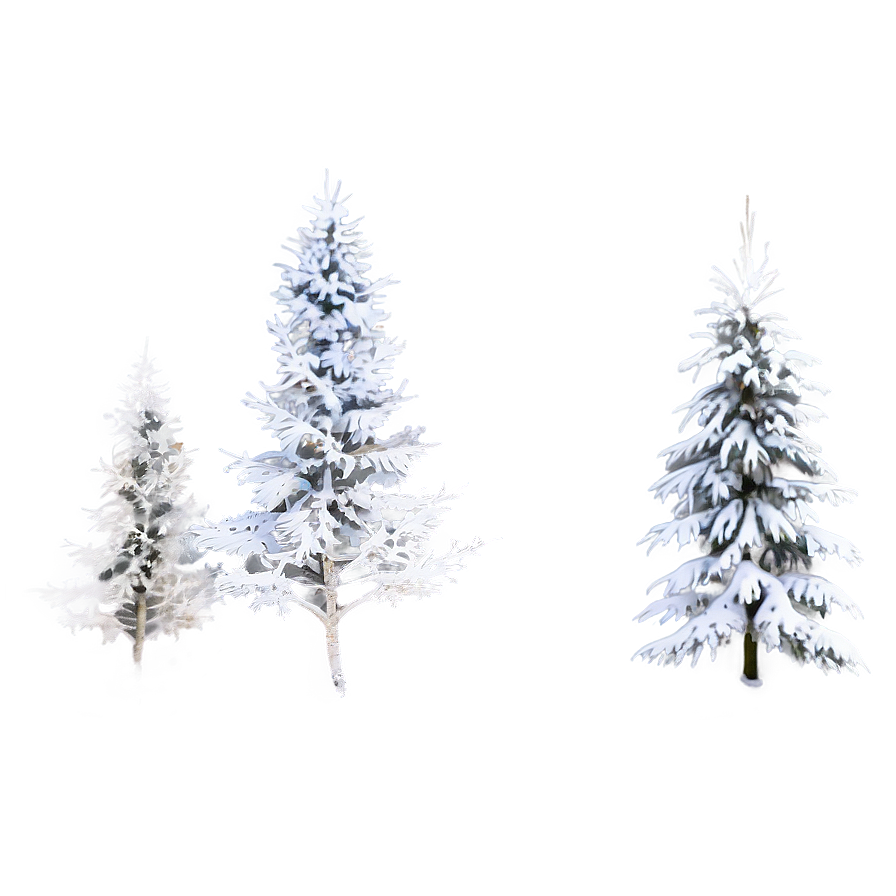 Snowy Tree Tops Png Vcp PNG Image