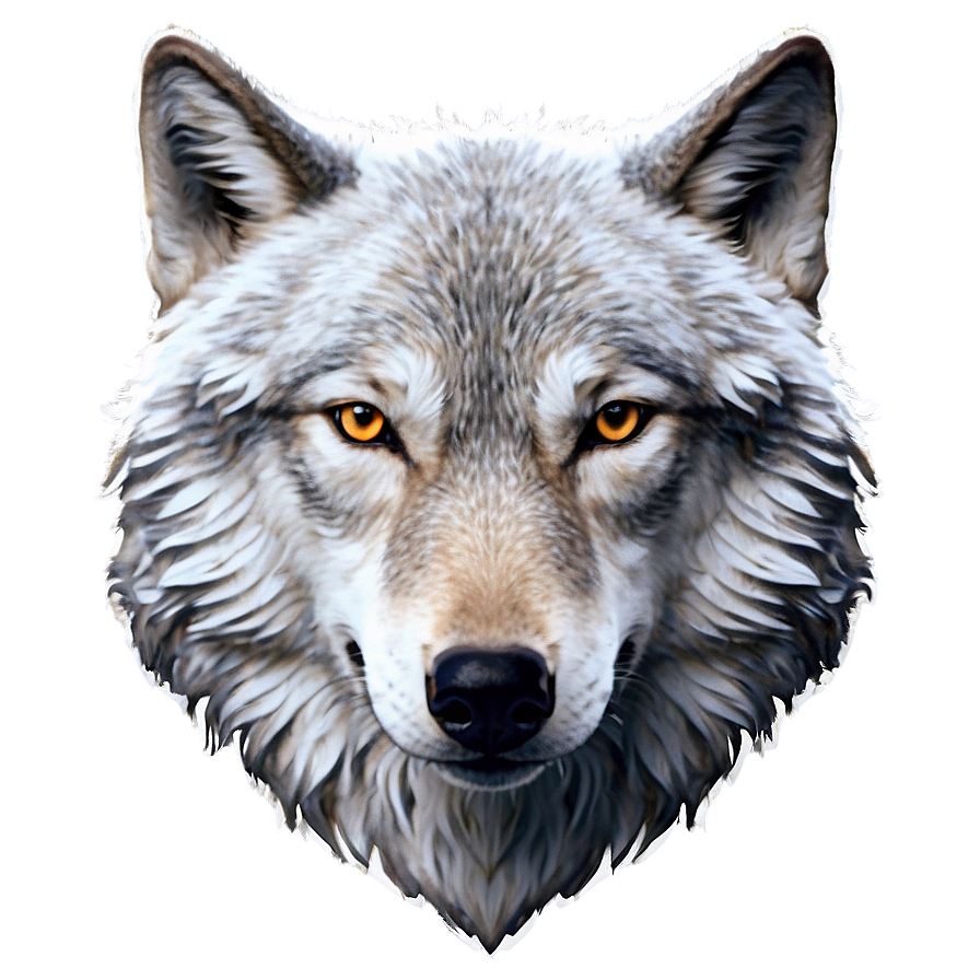 Snowy Wolf Face Image Png 39 PNG Image