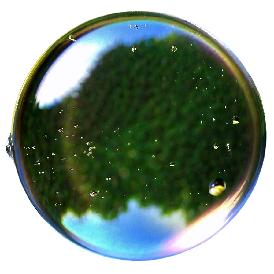 Soap Bubble With Natural Background Png Iuq64 PNG Image