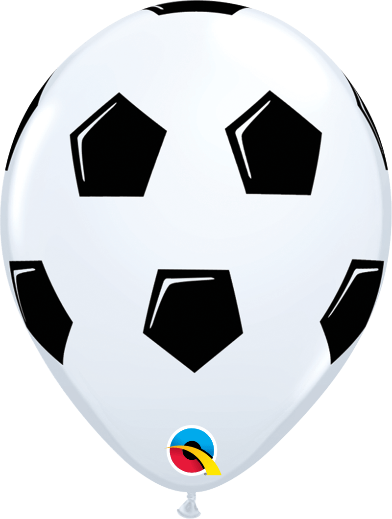 Soccer Ball Balloon Design PNG Image