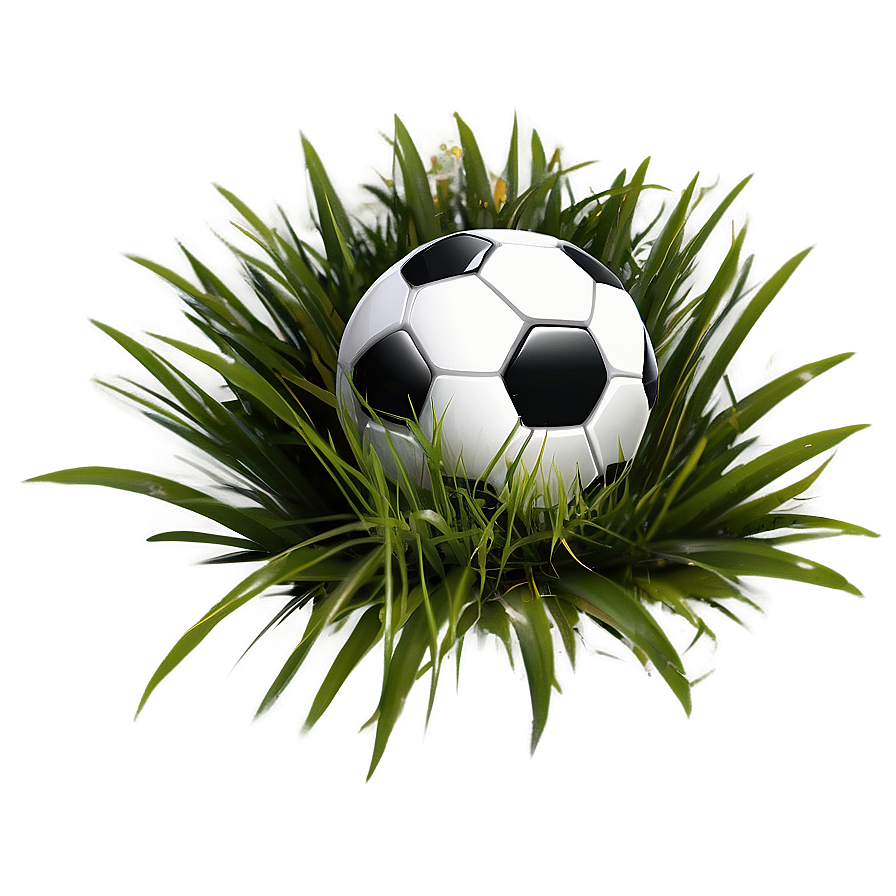 Soccer Ball On Grass Png 06242024 PNG Image