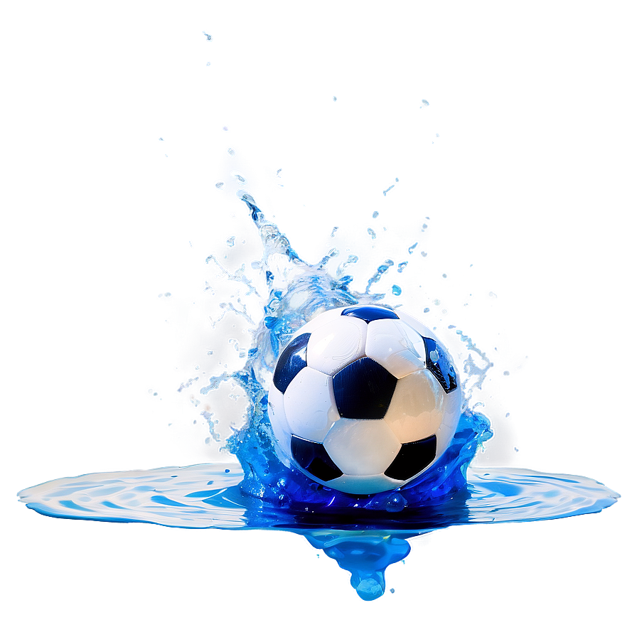 Soccer Ball Splash Water Png Dig34 PNG Image