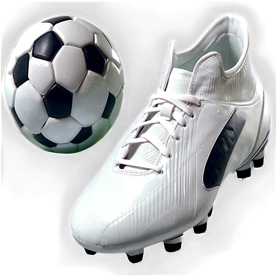 Soccer Cleats Close-up Png Hrm PNG Image