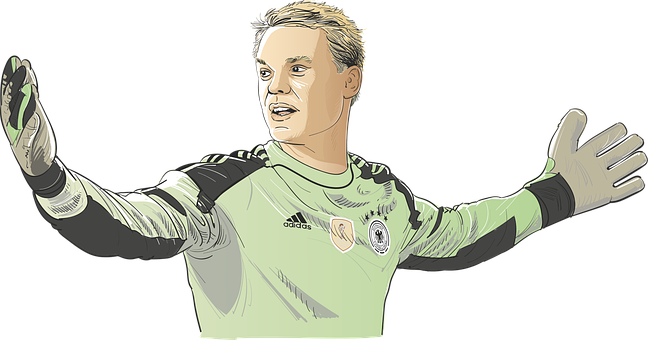 Soccer_ Goalkeeper_ Illustration PNG Image