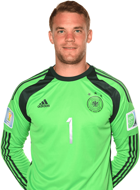 Soccer Goalkeeperin Green Jersey PNG Image