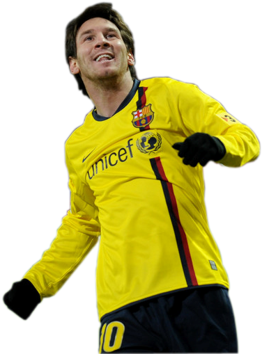 Soccer_ Player_in_ Yellow_ Kit PNG Image