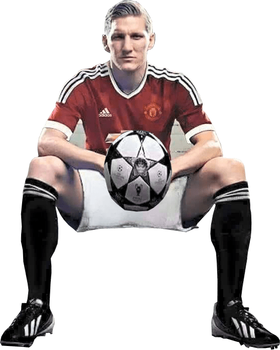 Soccer_ Player_ Posing_ With_ Ball PNG Image