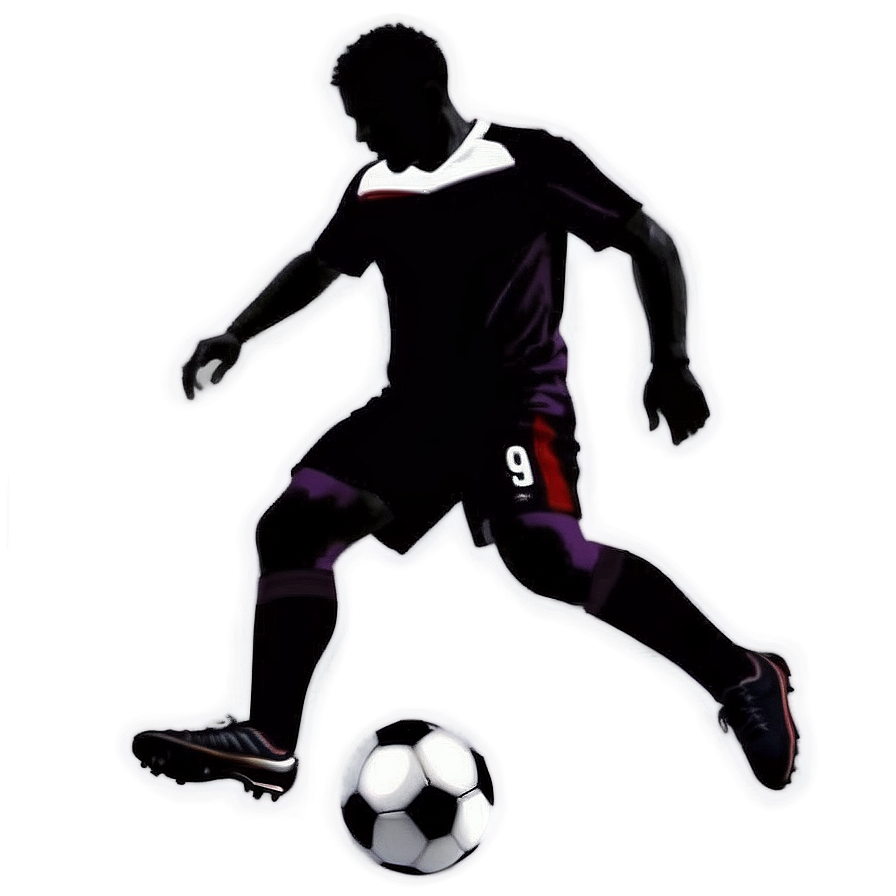 Soccer Player Silhouette Png 05212024 PNG Image