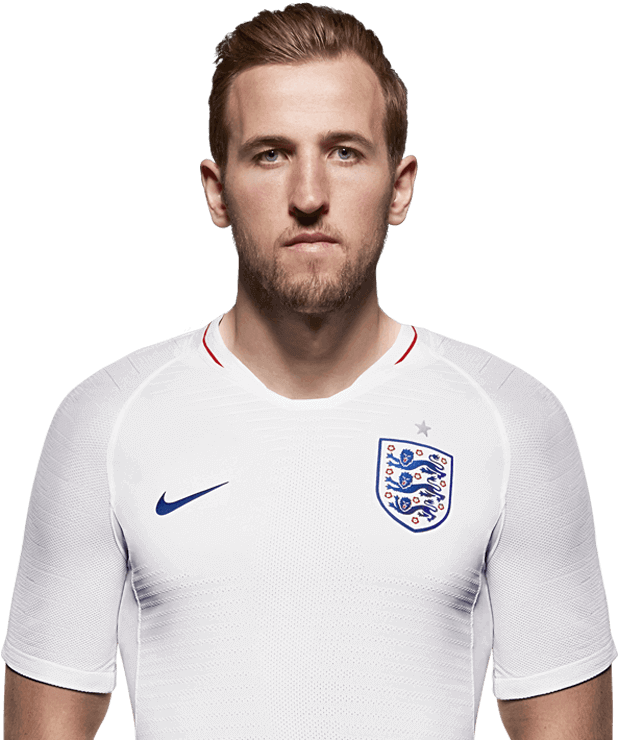 Soccer Playerin England Kit PNG Image