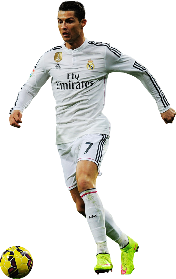 Soccer_ Star_ Ronaldo_ Action_ Shot.png PNG Image