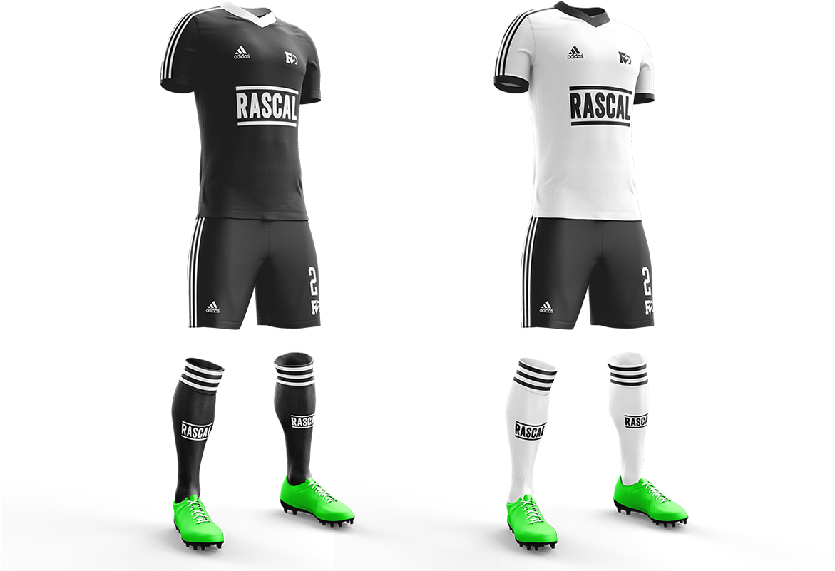 Soccer Uniform Mockup Display PNG Image