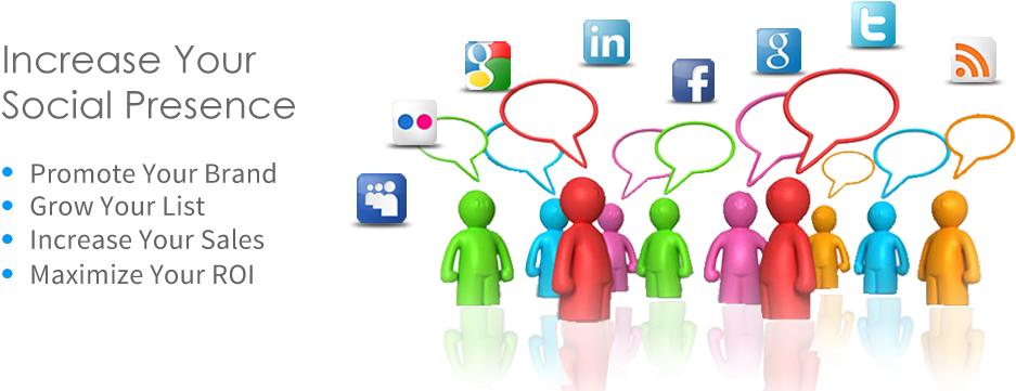 Social Media Engagement Concept PNG Image