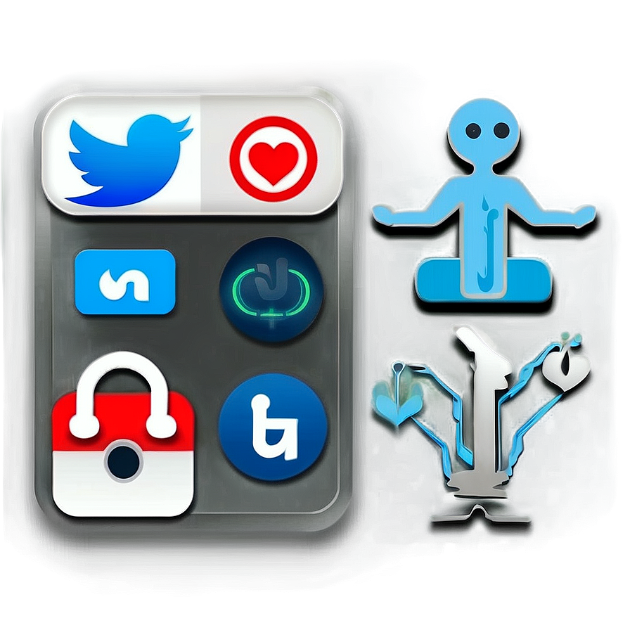 Social Media Icons For Healthcare Png 05252024 PNG Image