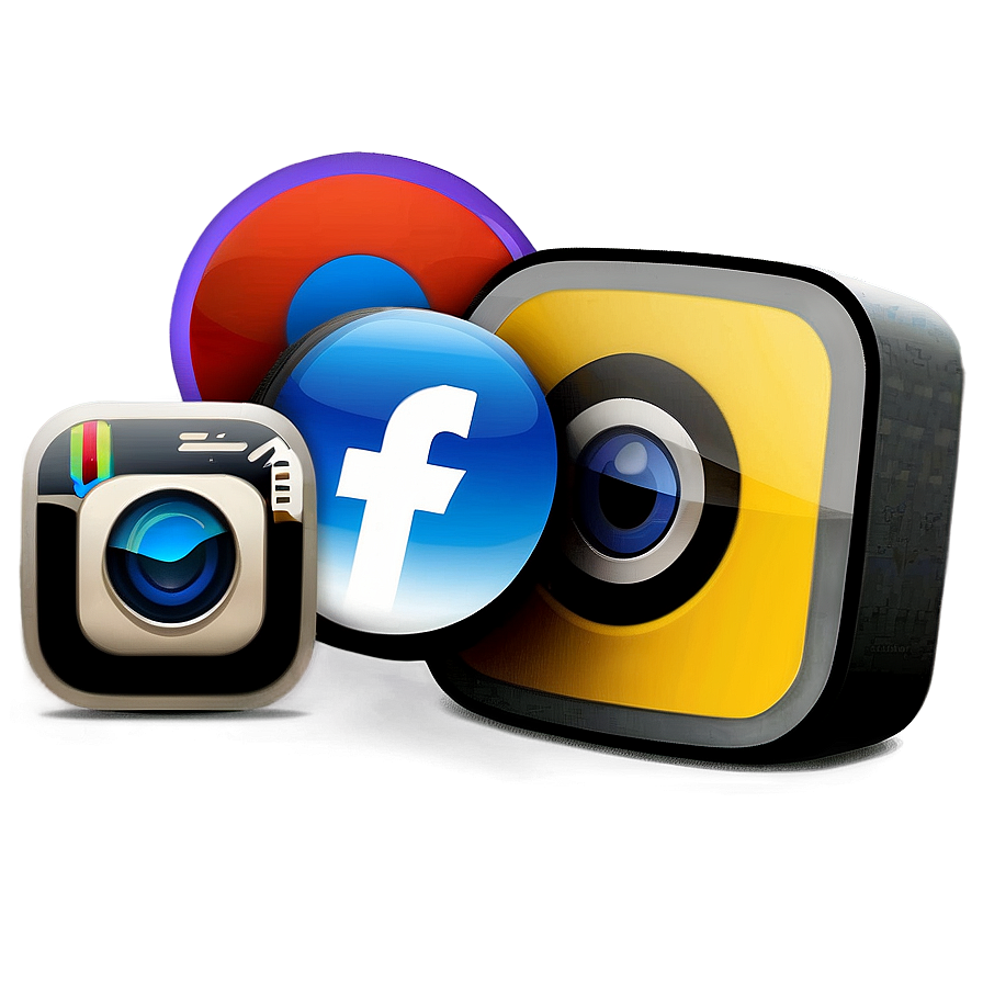 Social Media Icons For Photographers Png 2 PNG Image