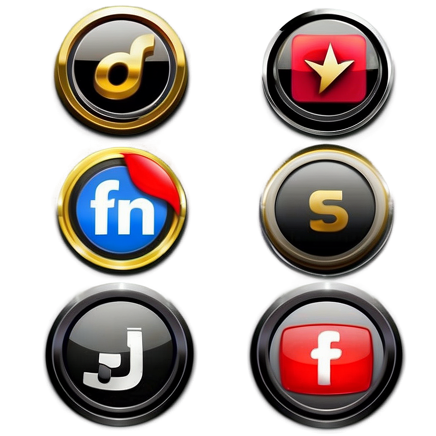 Social Media Icons For Photographers Png 46 PNG Image