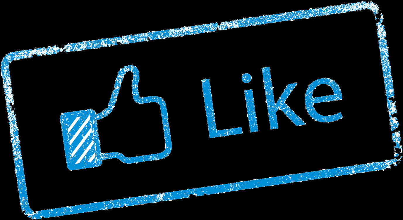 Social Media Like Stamp PNG Image