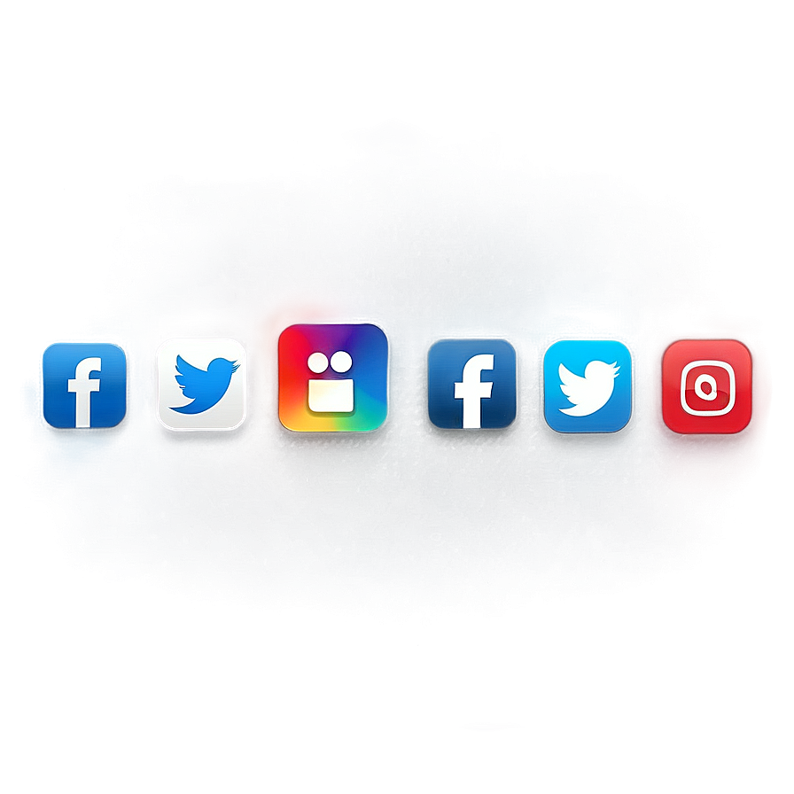 Social Media Overlay Template Png 43 PNG Image