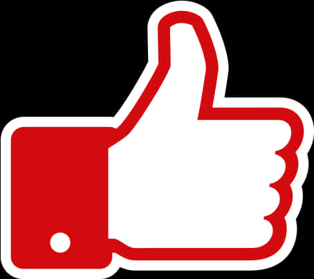 Social Media Thumb Up Icon PNG Image