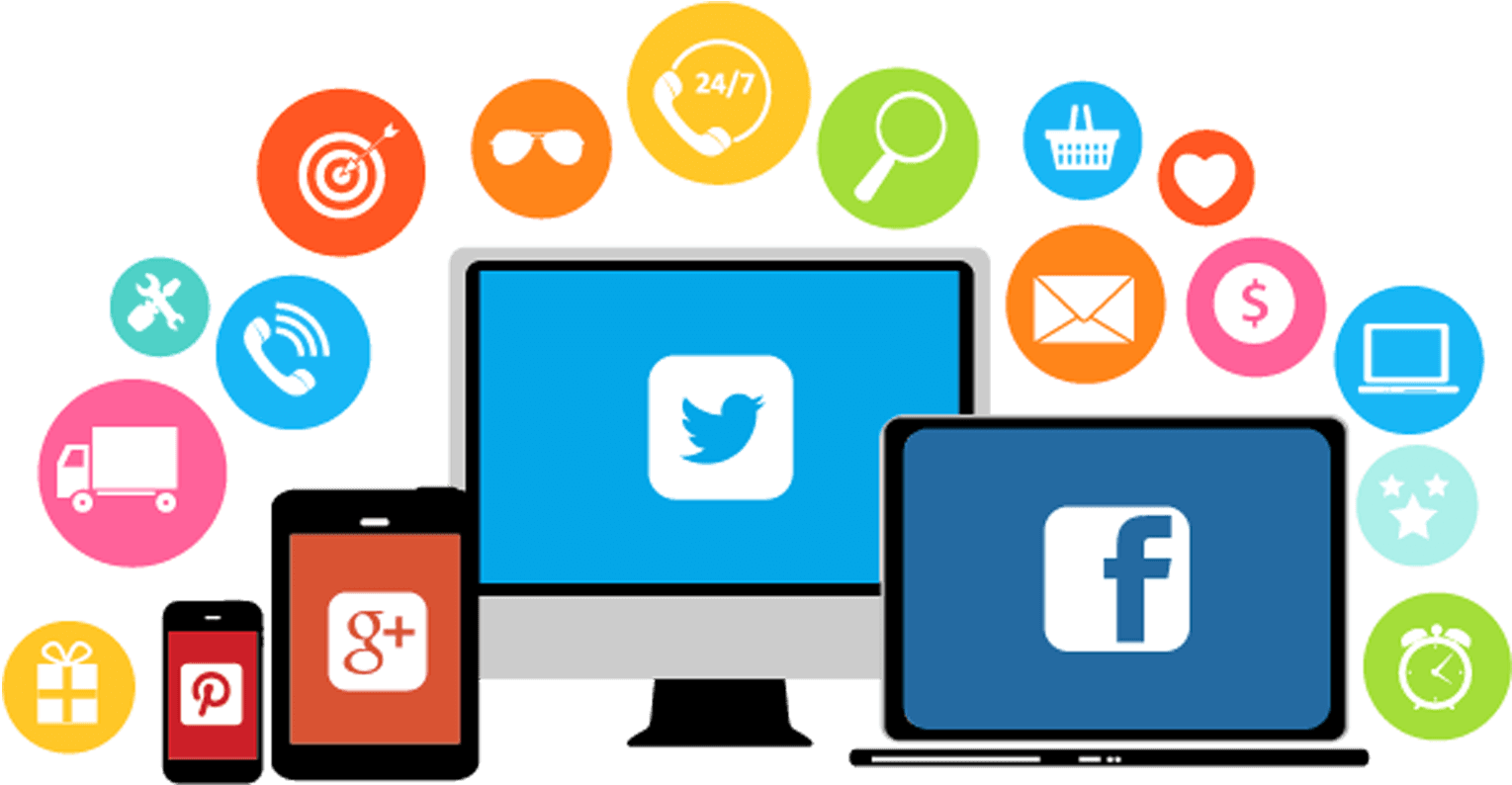 Social Mediaand Online Services Concept PNG Image