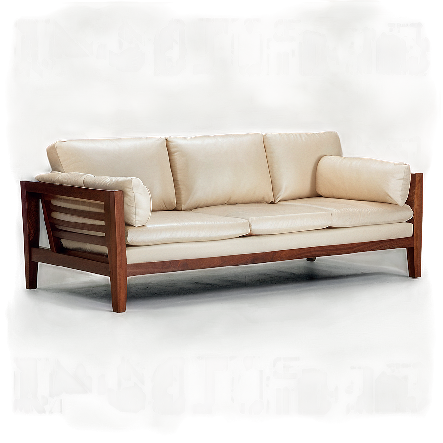 Sofa With Wooden Legs Png Txr64 PNG Image