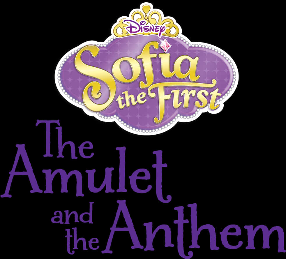 Sofia The First Amulet And Anthem Title PNG Image