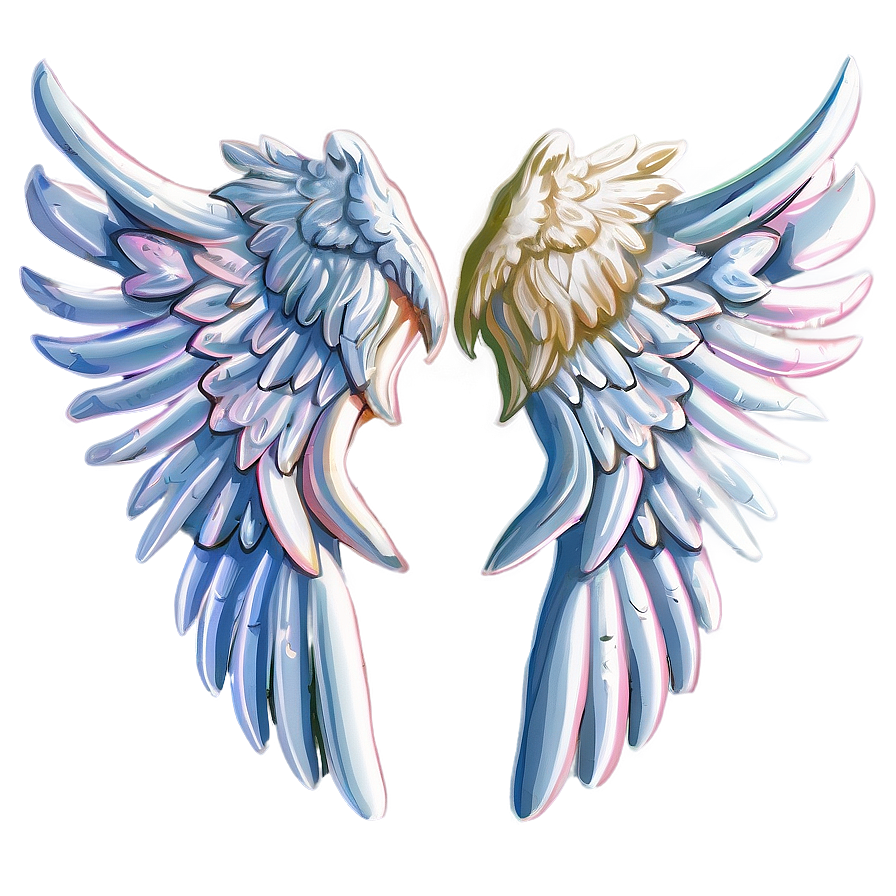 Soft Angel Wings Drawing Png 91 PNG Image