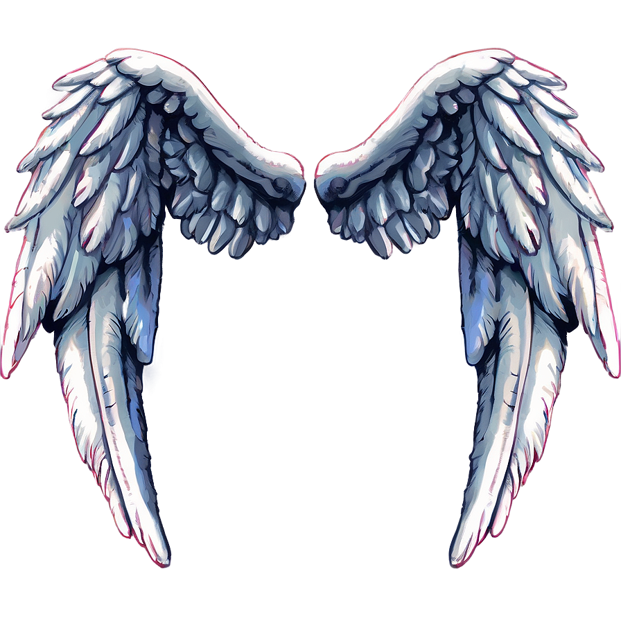 Soft Angel Wings Drawing Png Tig44 PNG Image