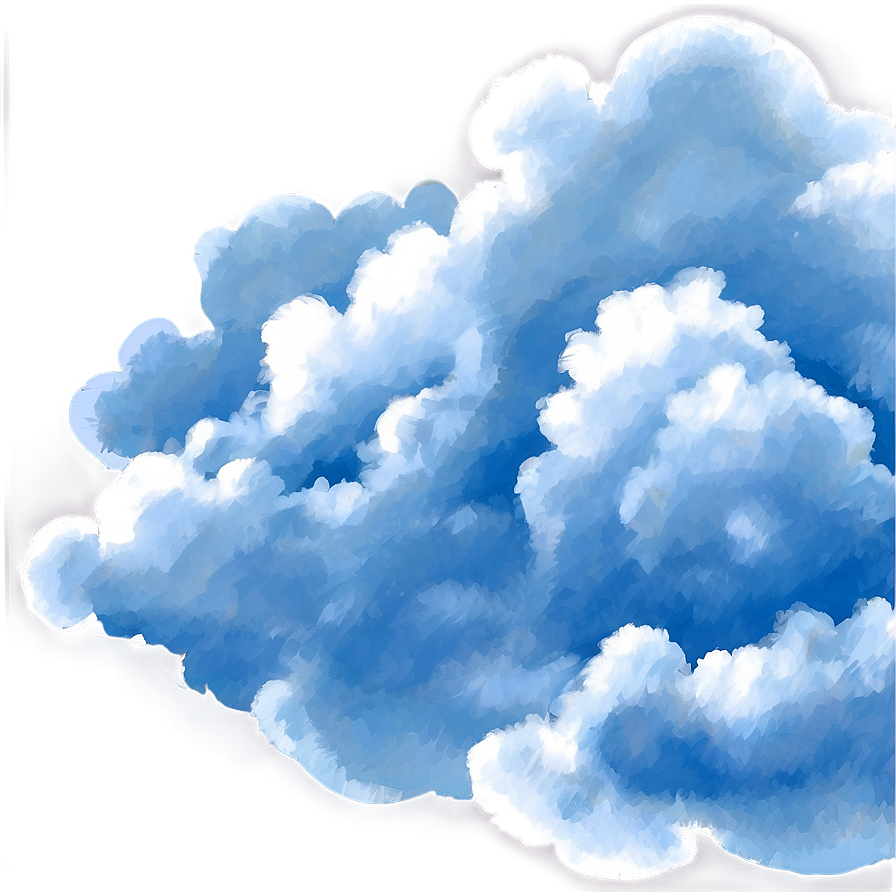 Soft Blue Clouds Png Akn78 PNG Image