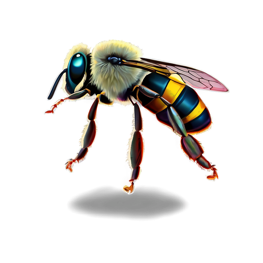 Soft Colored Bee Png Srw54 PNG Image