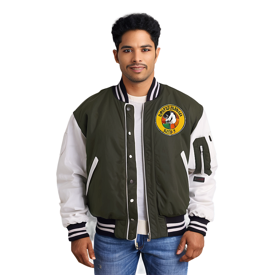 Soft Cotton Bomber Jacket Png Rpp PNG Image