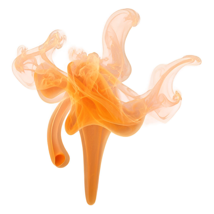 Soft Orange Smoke Background Png Afh79 PNG Image