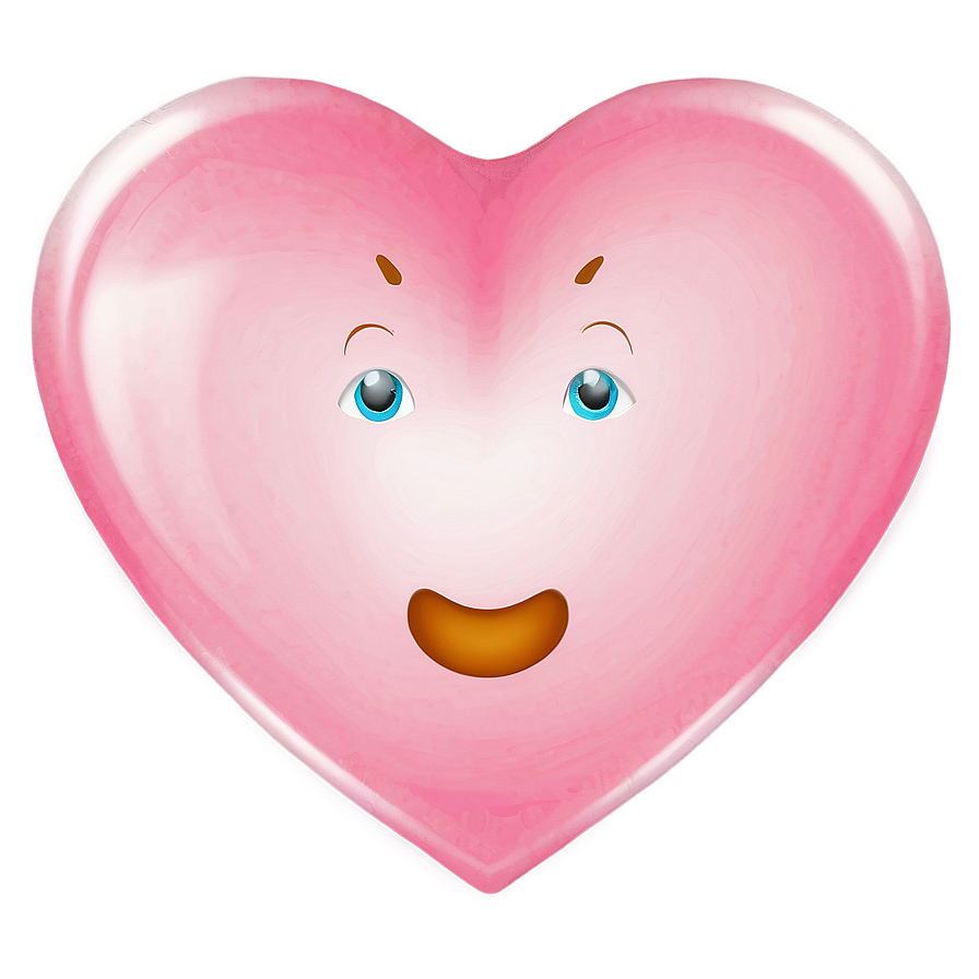 Soft Pink Heart Emoji Png 06262024 PNG Image