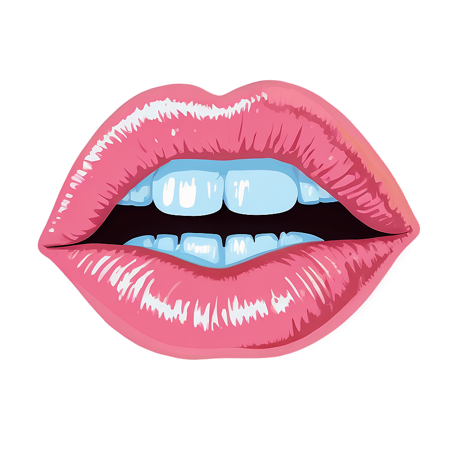 Soft Pink Lips Graphic Png Rxu PNG Image