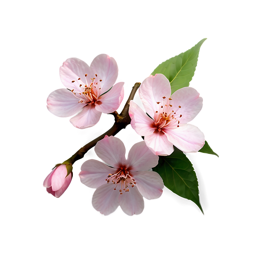 Soft Pink Sakura Flower Png She18 PNG Image