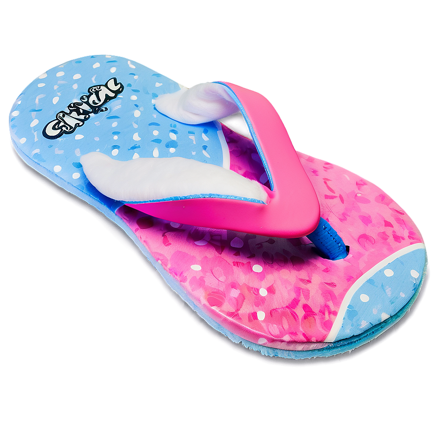 Soft Plush Flip Flop Png Akn PNG Image