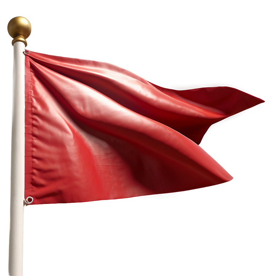 Soft Red Flag Impression Png 05252024 PNG Image