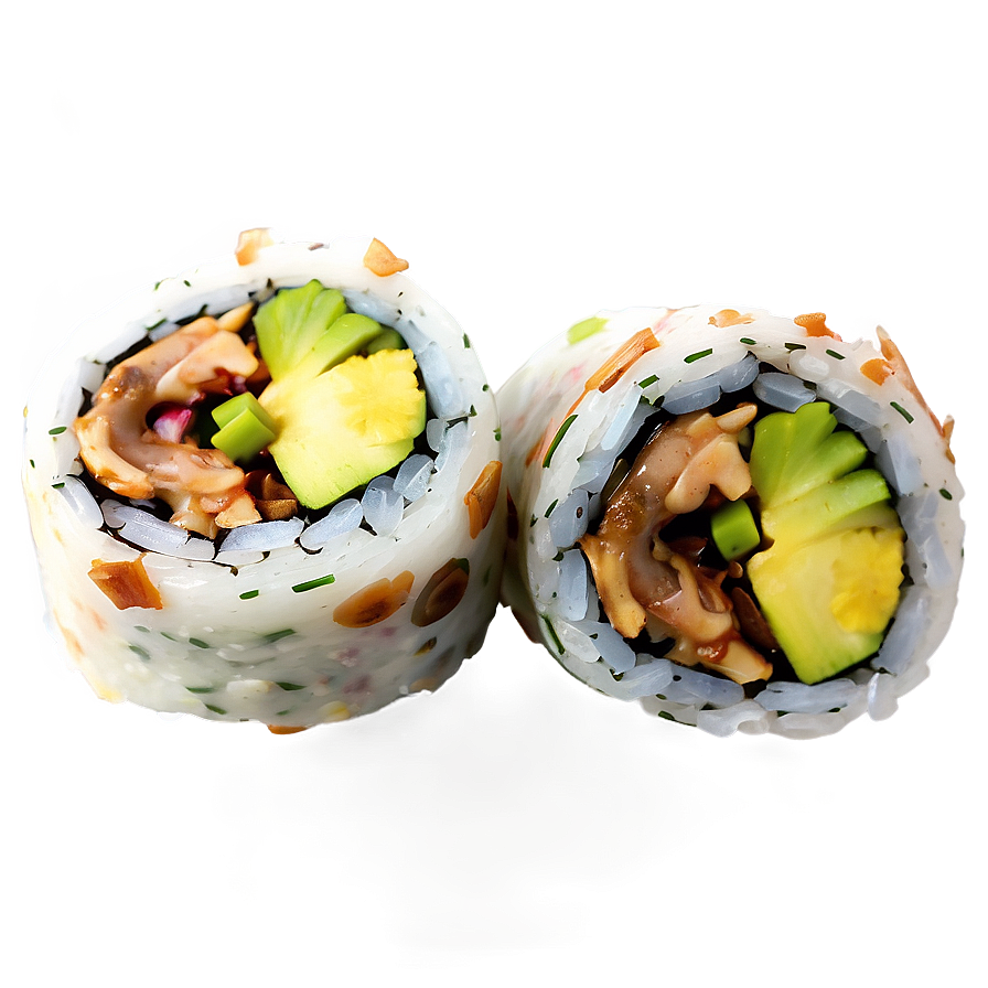 Soft Shell Crab Sushi Roll Png 06282024 PNG Image