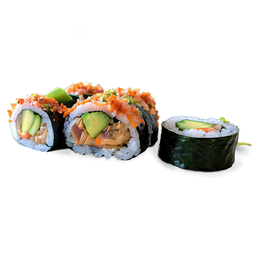 Soft Shell Crab Sushi Roll Png Fxj PNG Image