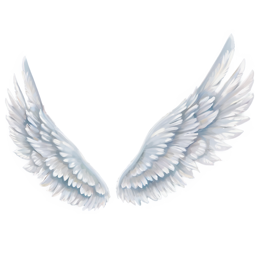 Soft White Wings Png Uvi PNG Image