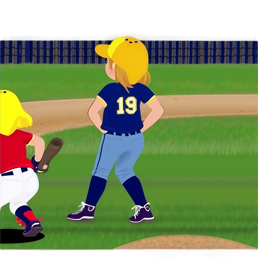 Softball Game Clipart Png Vfl PNG Image