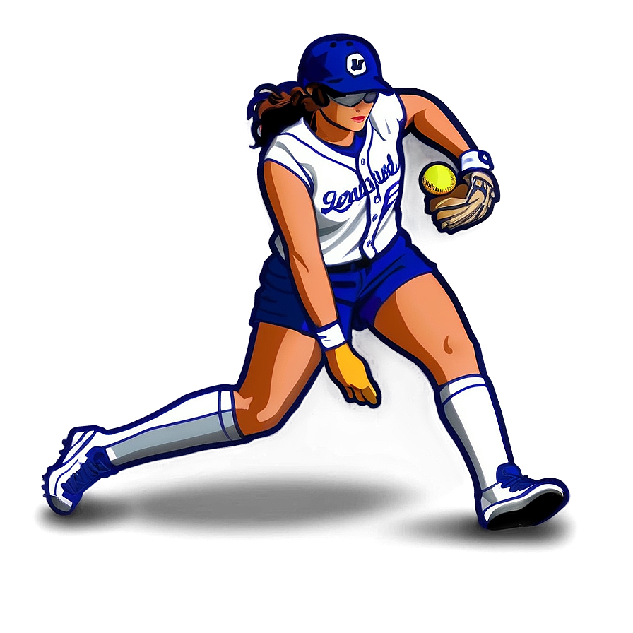 Softball Player Clipart Png 76 PNG Image