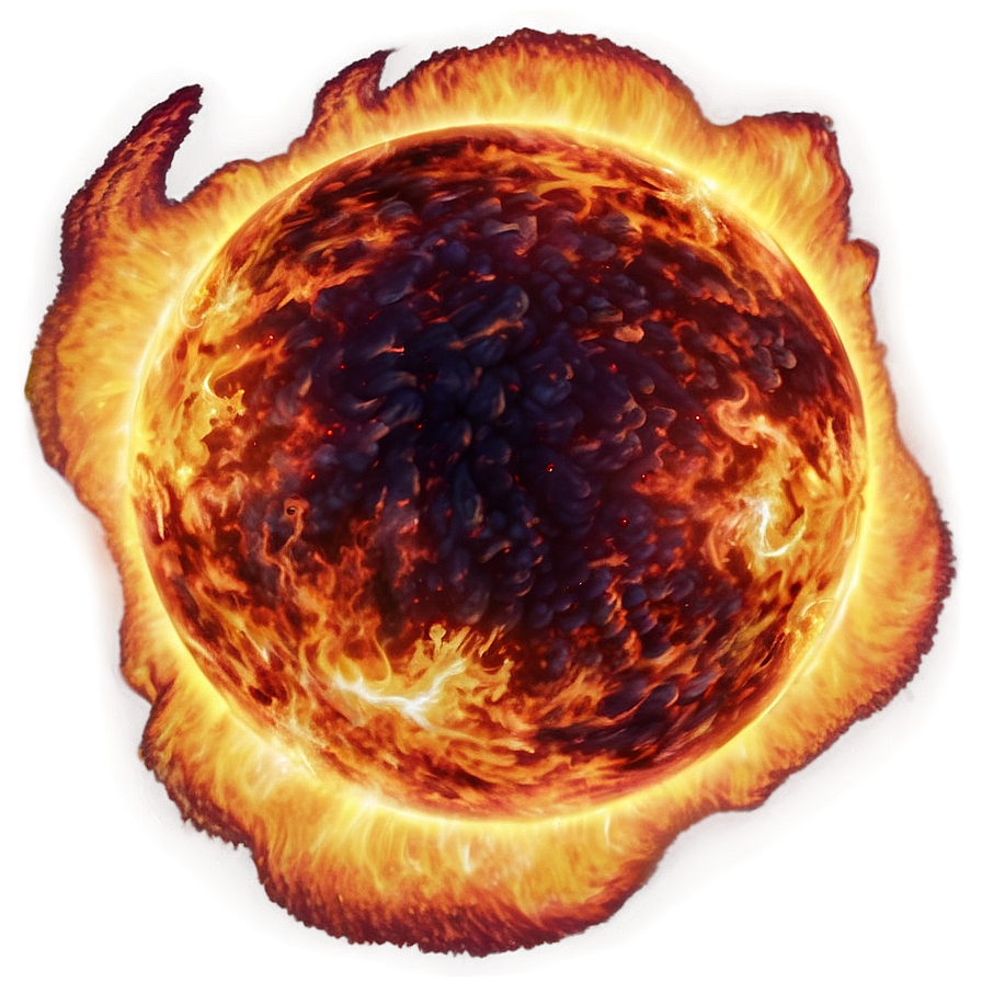 Solar Fire Effect Png 77 PNG Image