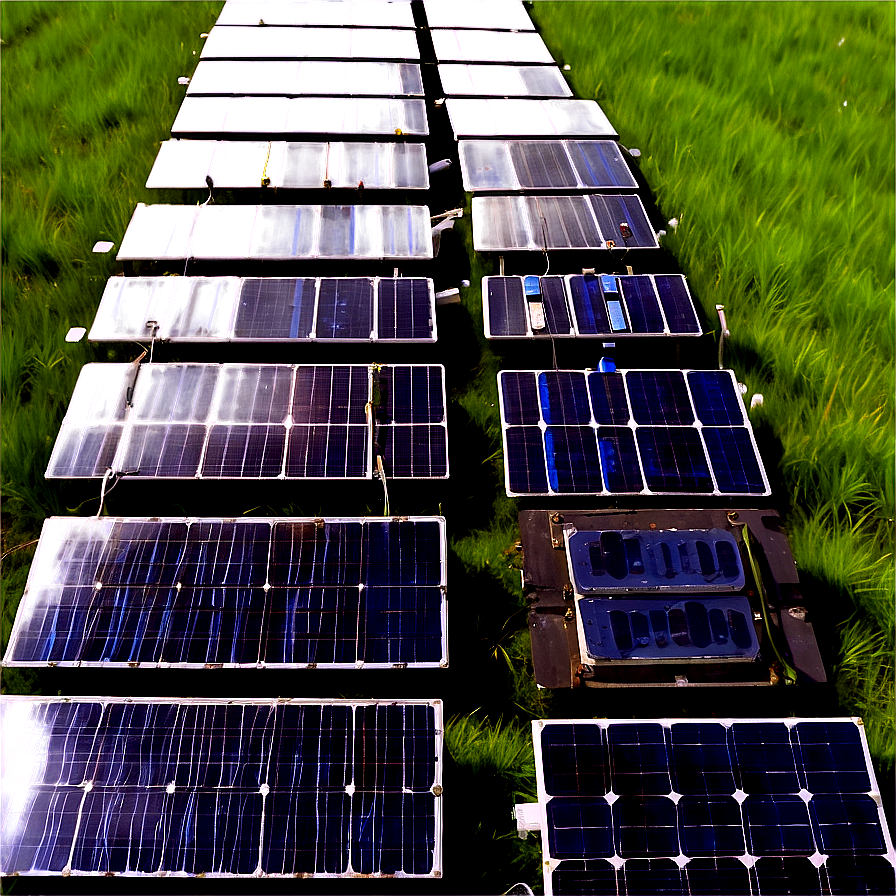 Solar Panels In Field Png 58 PNG Image