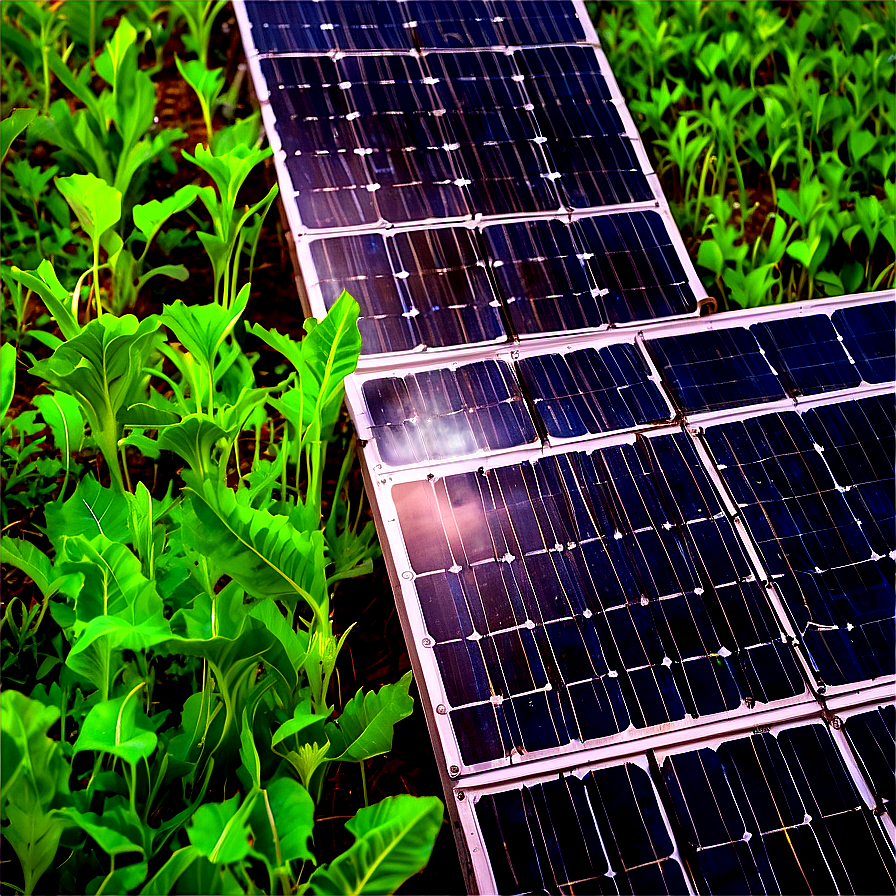 Solar Panels On Farm Png Odg88 PNG Image