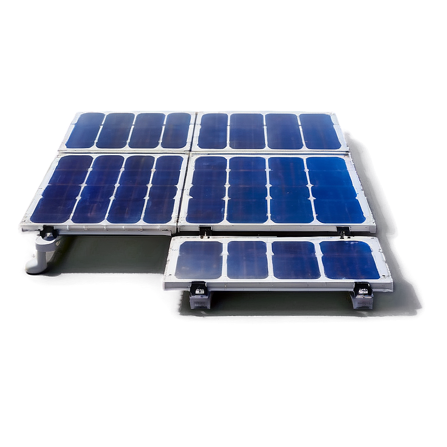 Solar Panels With Reflection Png Dsy PNG Image