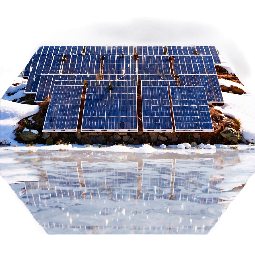 Solar Panels With Snow Png 05252024 PNG Image