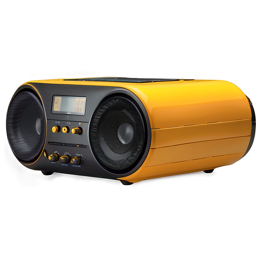 Solar Powered Boombox Png Nhm PNG Image